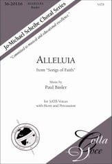 Alleluia SATB choral sheet music cover